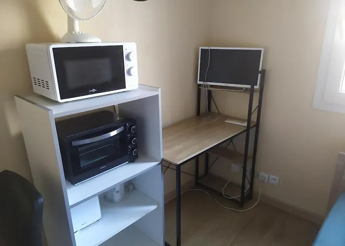 公寓 Studette Cosy 2 Couchages Proche 图尔